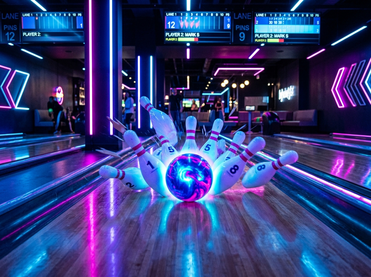 Pistas de Bowling Neón